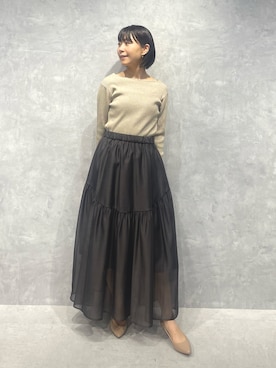 鈴ゆりかさん(レディース・157cm)の春コーディネート