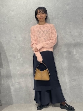 鈴ゆりかさん(レディース・157cm)の冬コーディネート