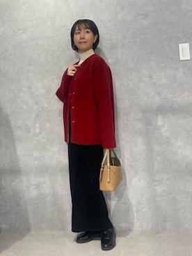 鈴ゆりかさん(レディース・157cm)の冬コーディネート