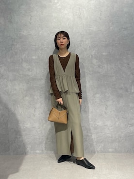 鈴ゆりかさん（レディース・157cm）の冬コーディネート