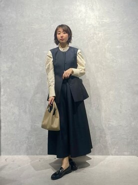 鈴ゆりかさん(レディース・157cm)の冬コーディネート