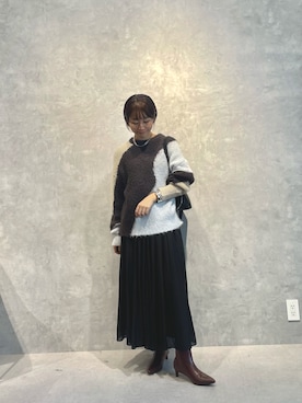 鈴ゆりかさん(レディース・157cm)の冬コーディネート