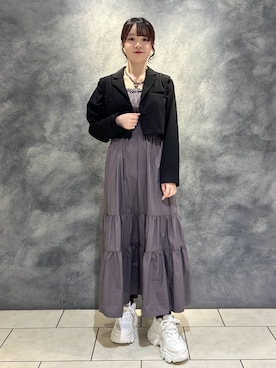 「PAGEBOY（ページボーイ）のアイテム（ワンピース/ドレス）」を使った、mizukiさん（骨格ウェーブ・レディース・156cm）の春コーディネート