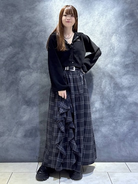 「アイテム（パーカー）」を使った、mizukiさん（レディース・157cm・20代）の秋コーディネート