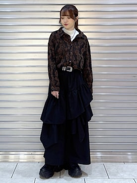 「PAGEBOY（ページボーイ）のアイテム」を使った、mizukiさん（レディース・157cm）の冬コーディネート