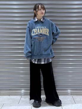 「PAGEBOY（ページボーイ）のアイテム（その他パンツ）」を使った、mizukiさん（レディース・157cm）の秋コーディネート