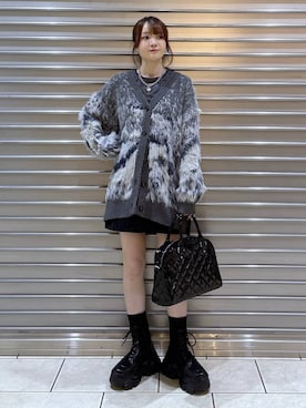 「PAGEBOY（ページボーイ）のアイテム（バッグ）」を使った、mizukiさん（レディース・157cm）の冬コーディネート