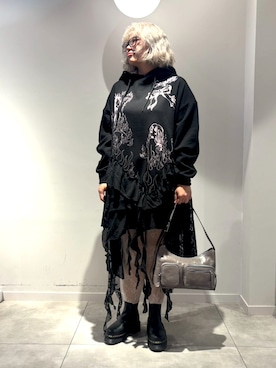 「スウェットワンピース」｜Desigual長島 STAFFさん（レディース・168cm）の秋コーディネート