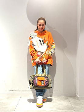「ミッキー」｜Desigual長島 STAFFさん（レディース・155cm）の秋コーディネート