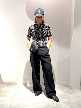 「ニットコーデ」｜Desigual 長島 STAFFさん（レディース・155cm）の秋コーディネート