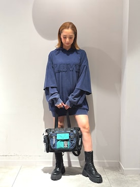 Desigual長島 STAFFさん（レディース・155cm）の秋コーディネート