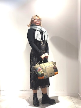 Desigual長島 STAFFさん(レディース・168cm)の秋コーディネート