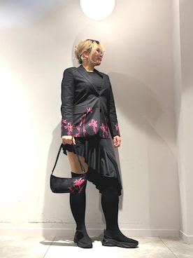 Desigual長島 STAFFさん（レディース・168cm）の冬コーディネート