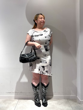 「Desigual」｜Desigual長島 STAFFさん（レディース・153cm）の夏コーディネート