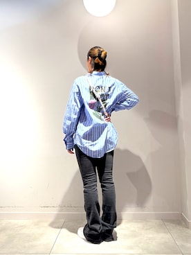 「Desigual（デシグアル）のアイテム」を使った、Desigual長島 STAFFさん（レディース・155cm）の春コーディネート