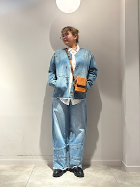 「Desigual（デシグアル）のアイテム」を使った、Desigual長島 STAFFさん（レディース・168cm）の春コーディネート