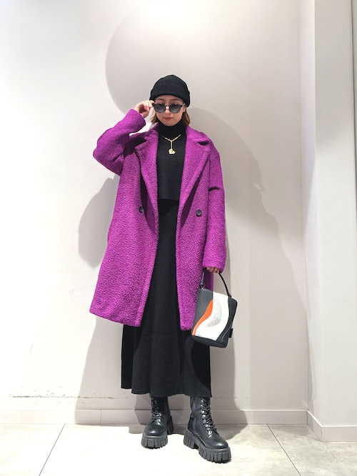 Desigual（デシグアル） コート チェスターコート ループ素材ダブル