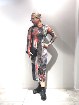 Desigual長島 STAFFさん（レディース・168cm）の秋コーディネート