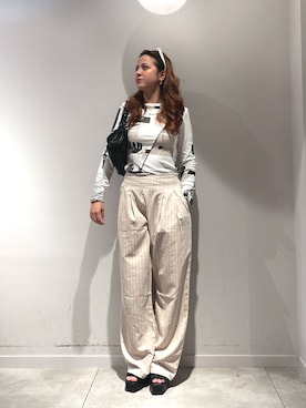 「Desigual」｜Desigual長島 STAFFさん（レディース・164cm）の夏コーディネート