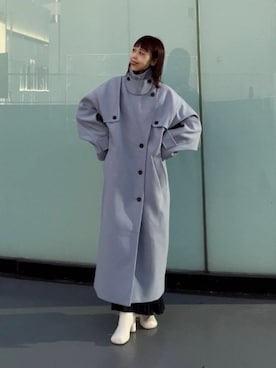 「スカートコーデ」｜古木　千尋さん（レディース・152cm）の秋コーディネート