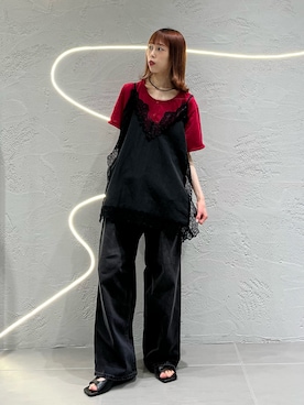 「KBF（ケイビーエフ）のアイテム」を使った、古木　千尋さん（レディース・152cm）の春コーディネート