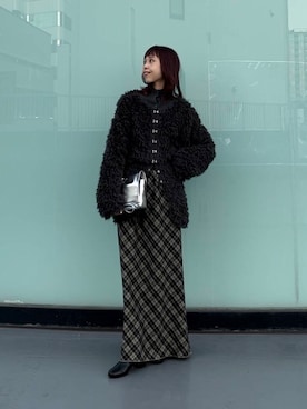 「スカートコーデ」｜古木　千尋さん（レディース・152cm）の秋コーディネート
