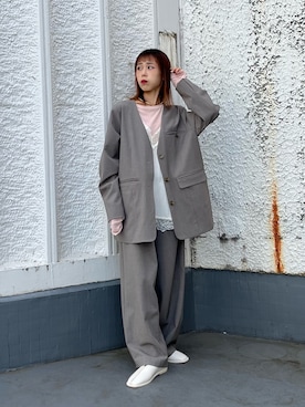 古木　千尋さん（レディース・152cm）の冬コーディネート