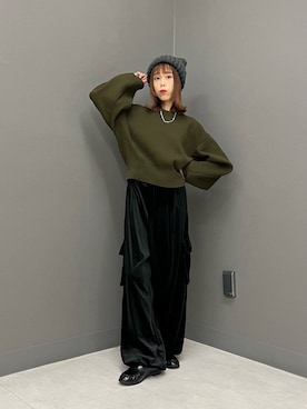 「アイテム（その他シューズ）」を使った、古木　千尋さん（レディース・152cm）の秋コーディネート