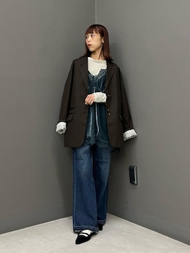 「kbf_ootd」｜古木　千尋さん（レディース・152cm）の秋コーディネート