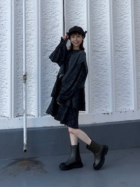 古木 千尋さん(レディース・152cm)の秋コーディネート