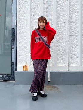 「アイテム（スマホケース/カバー）」を使った、古木　千尋さん（レディース・152cm）の夏コーディネート
