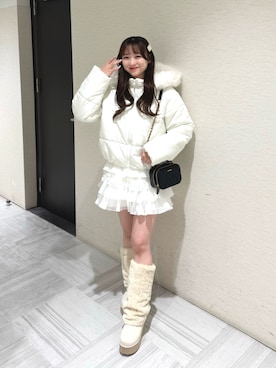 hanaさん（レディース・160cm）の冬コーディネート