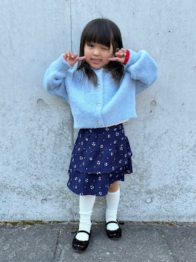 「GAP（ギャップ）のアイテム」を使った、はるはるさん（キッズ・90cm）の冬コーディネート