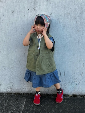 はるはるさん(キッズ・90cm)の春コーディネート
