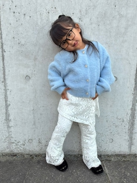 「アイテム（シューズ）」を使った、はるはるさん（キッズ・90cm）の秋コーディネート