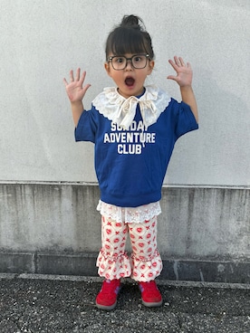 「ヒラキ（ヒラキ）のアイテム」を使った、はるはるさん（キッズ・90cm）の春コーディネート