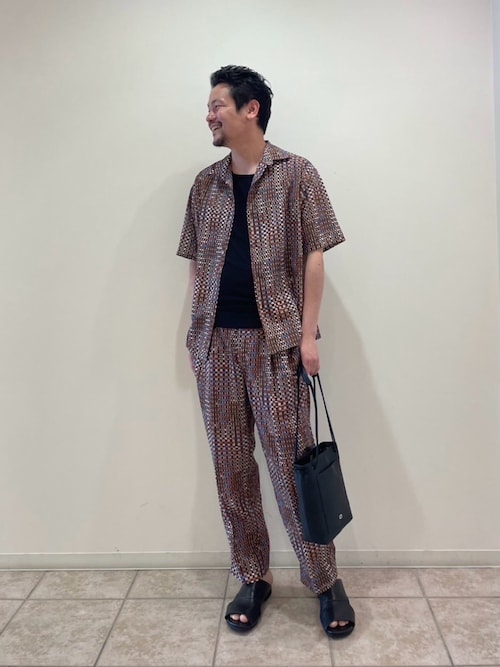 セール】【セットアップ対応】LONGCHAMP 2WAY オープンカラー 半袖