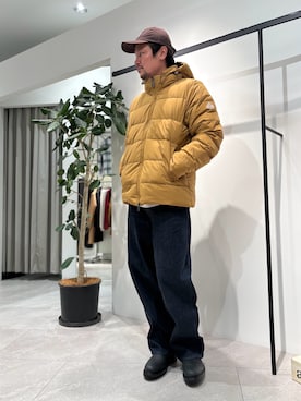 「アイテム（ダウンジャケット/コート）」を使った、すださん（メンズ・180cm）の秋コーディネート