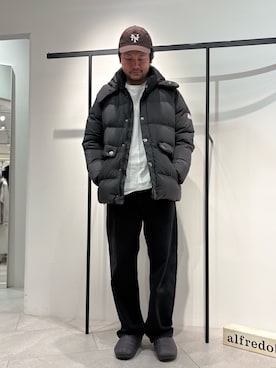 「アイテム（スリッポン）」を使った、すださん（メンズ・180cm）の秋コーディネート