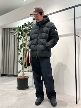 「アイテム（ダウンジャケット/コート）」を使った、すださん（メンズ・180cm）の秋コーディネート
