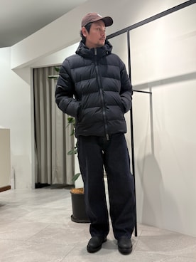 「アイテム（ダウンジャケット/コート）」を使った、すださん（メンズ・180cm）の秋コーディネート