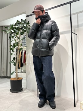 「アイテム（ダウンジャケット/コート）」を使った、すださん（メンズ・180cm）の秋コーディネート