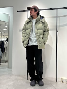 「アイテム（スリッポン）」を使った、すださん（メンズ・180cm）の秋コーディネート