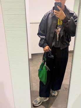 「Confirm（コンファーム）のアイテム」を使った、SENさん（メンズ・172cm）の秋コーディネート