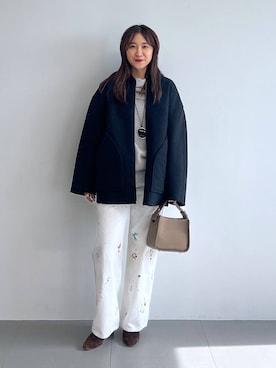 「PAYDAY(ペイデイ)のアイテム」を使った、RIONさん(レディース・162cm)の秋コーディネート