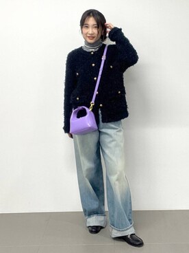 RIONさん（レディース・162cm）の冬コーディネート