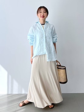 「アイテム（アンサンブル）」を使った、RIONさん（レディース・162cm）の春コーディネート