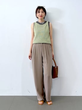 「BABYLONE（バビロン）のアイテム」を使った、RIONさん（レディース・162cm）の春コーディネート