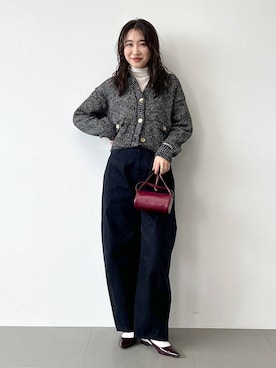 「アイテム（パンプス）」を使った、RIONさん（レディース・162cm）の秋コーディネート