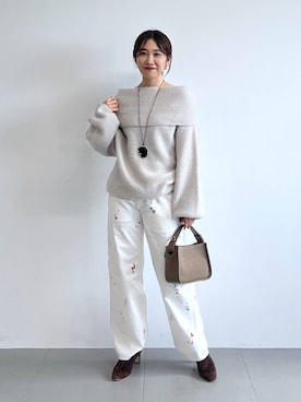 「PAYDAY(ペイデイ)のアイテム」を使った、RIONさん(レディース・162cm)の秋コーディネート